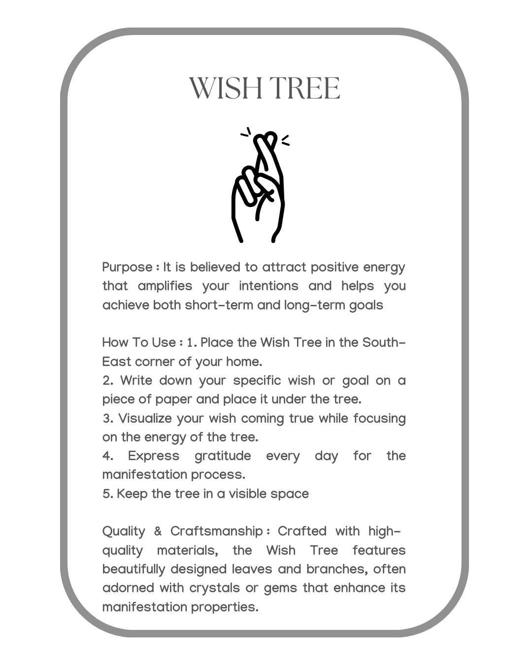 Wish Tree for Manifesting Your Exact Wishes