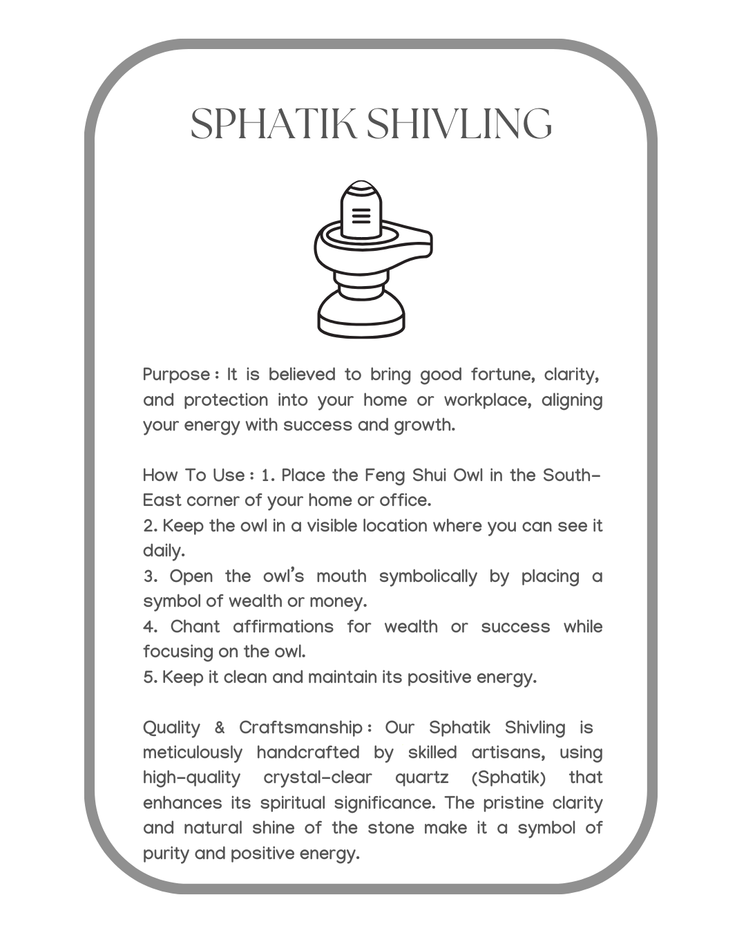 Sphatik Shivling