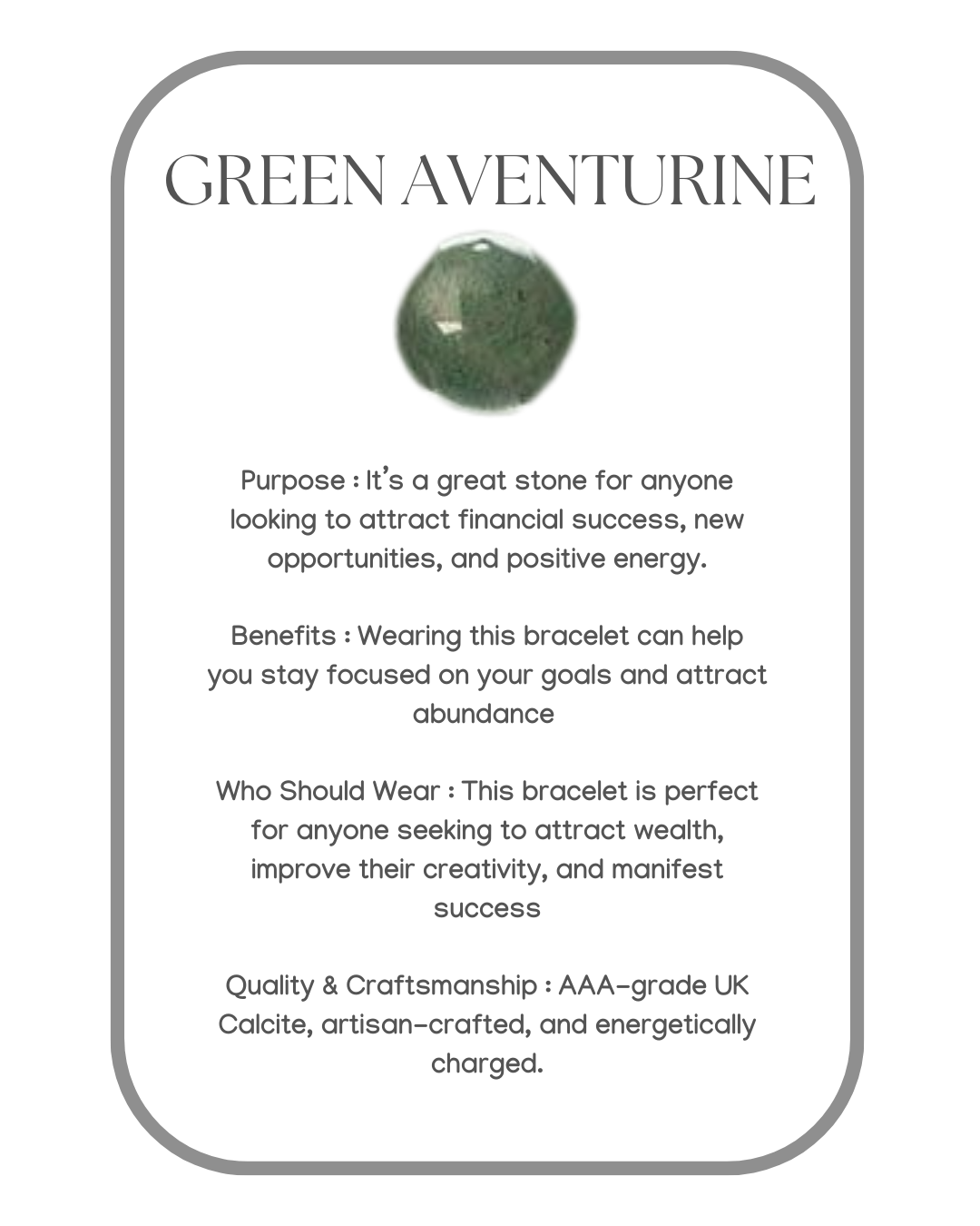 Green Aventurine Bracelet