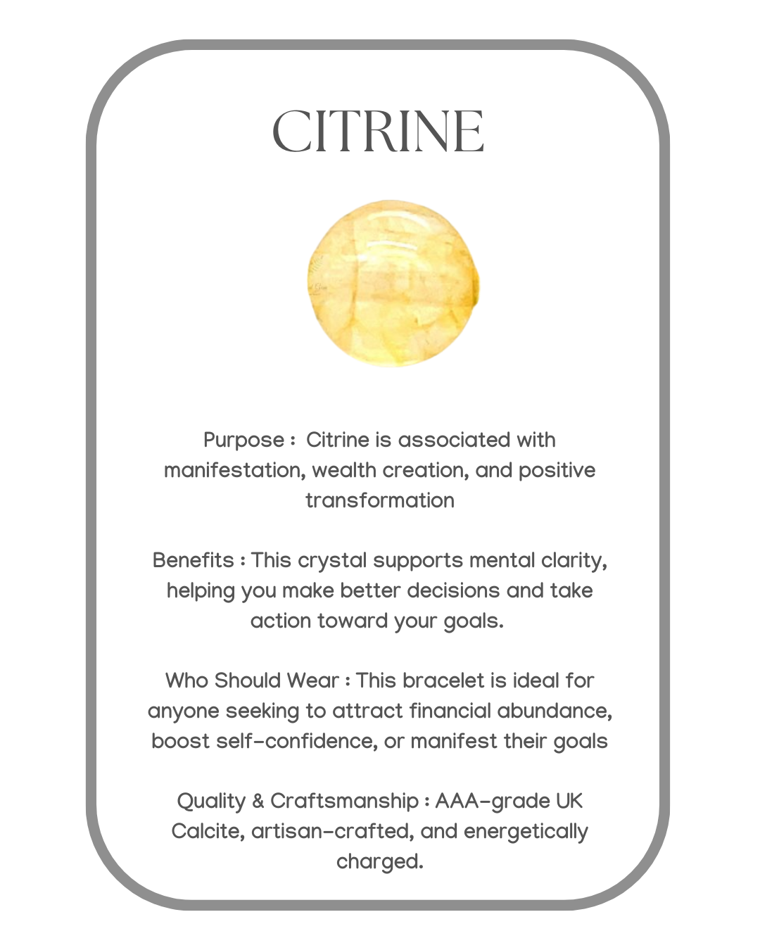 Citrine Bracelet
