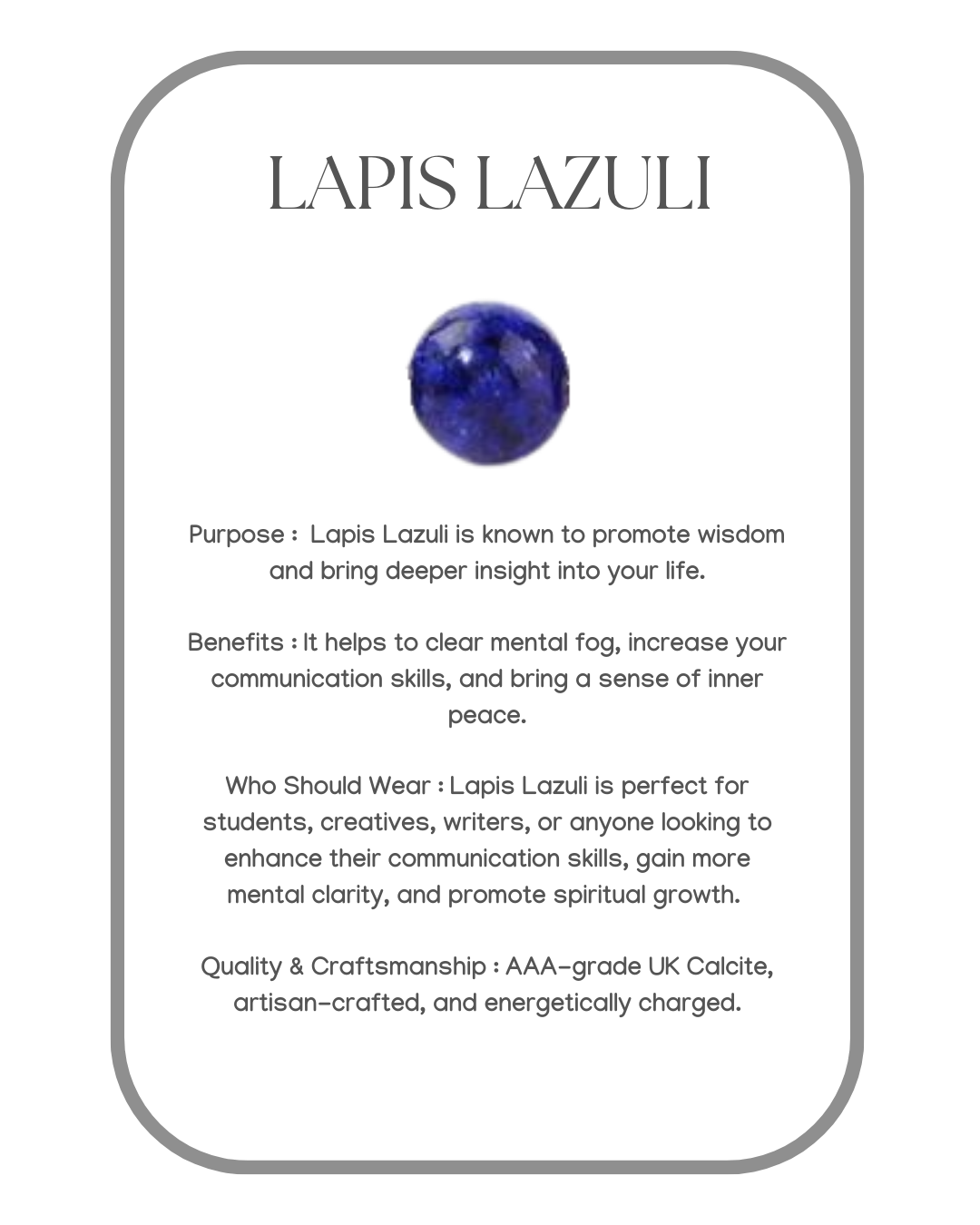 Lapis Lazuli Bracelet