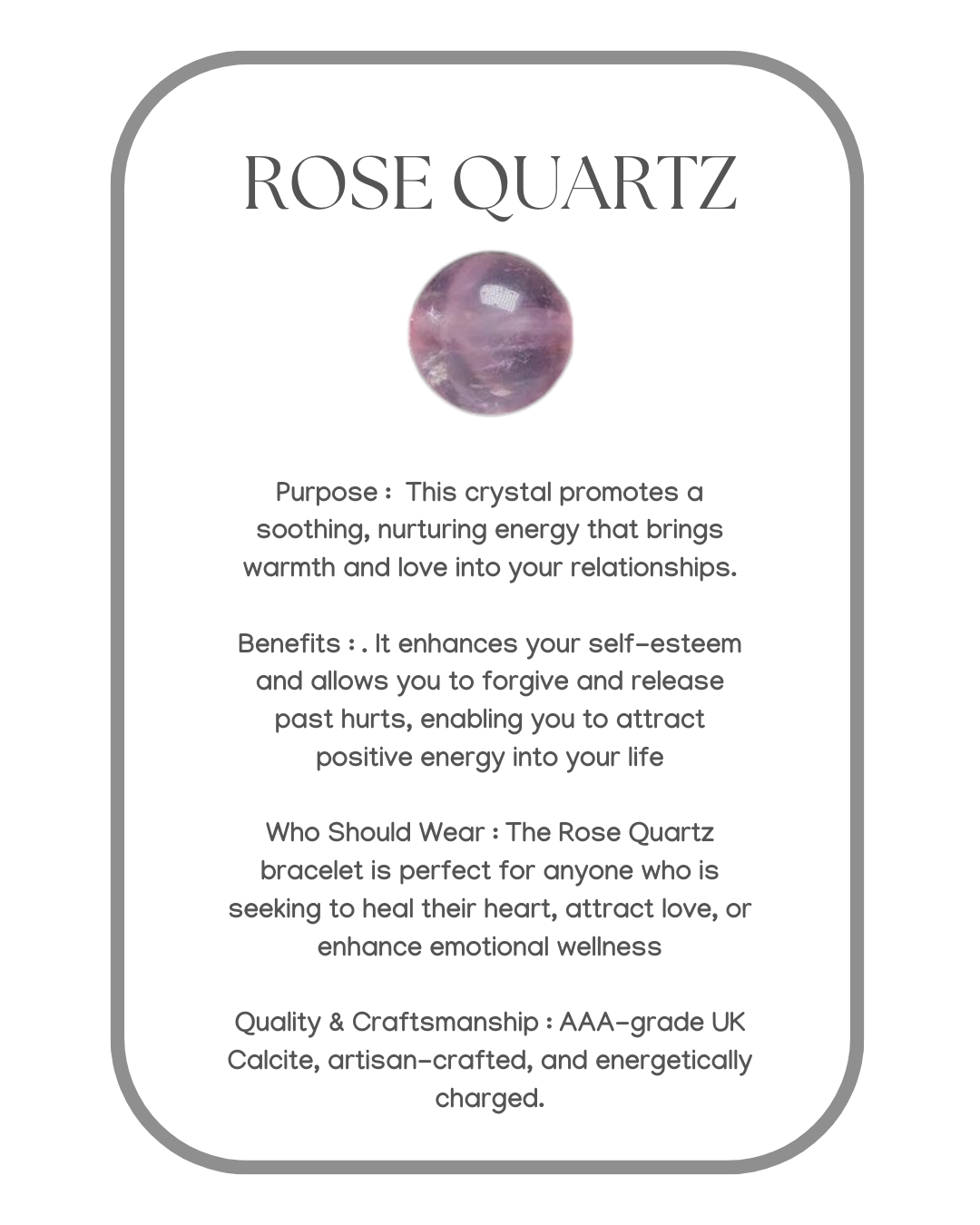 Rose Quartz Bracelet