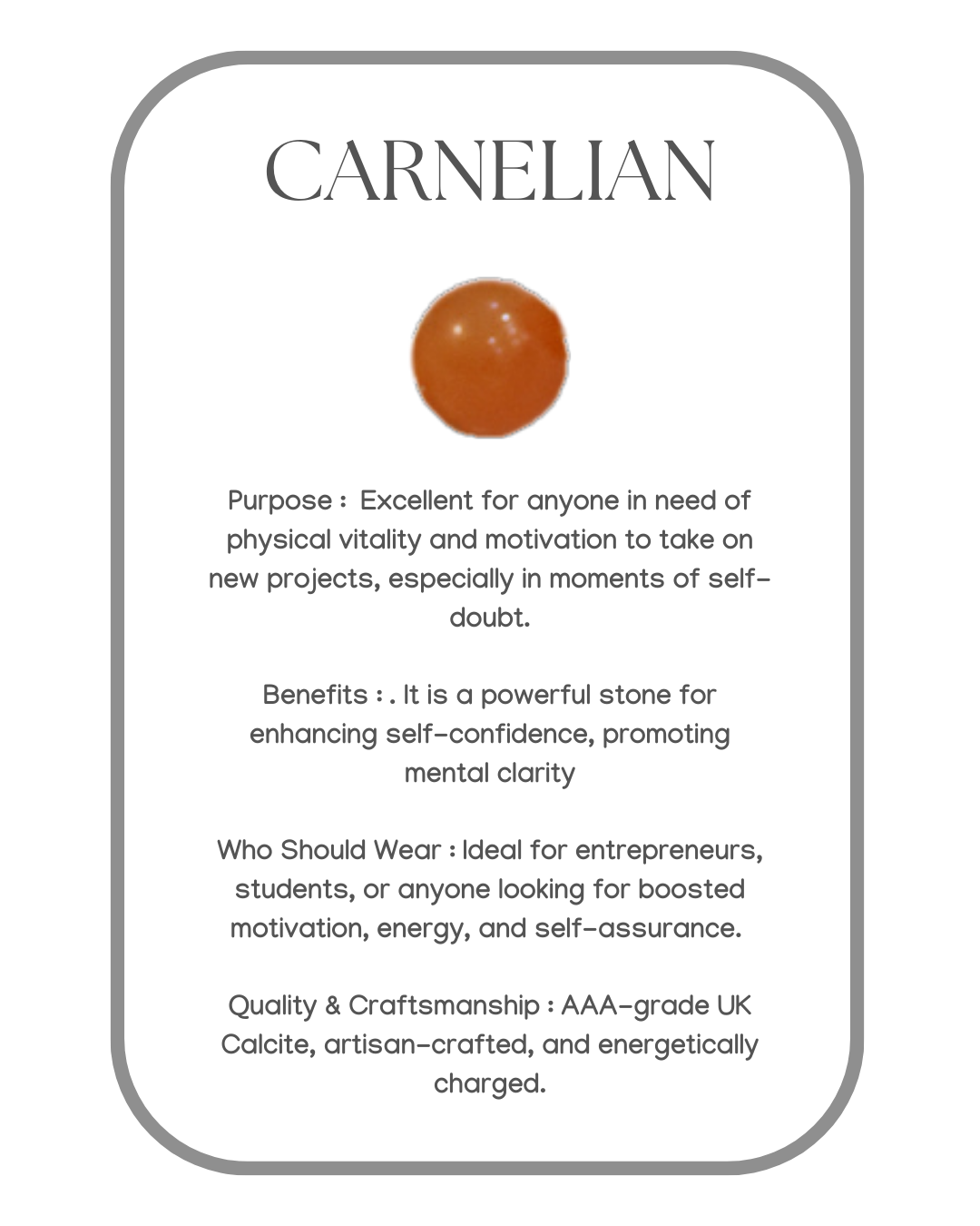 Carnelian Bracelet