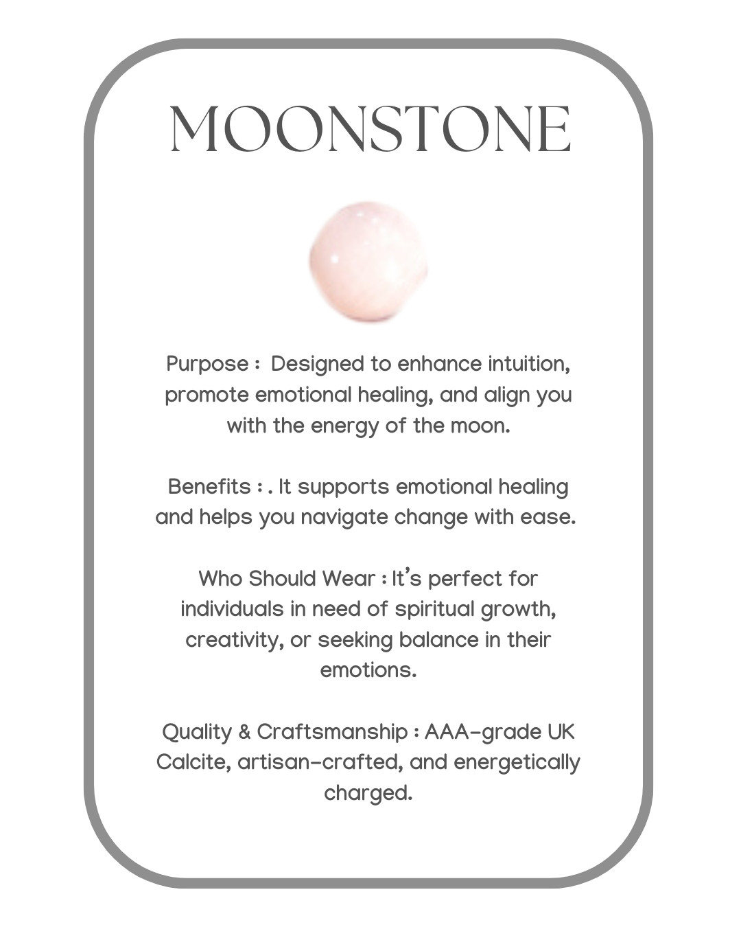 Moonstone Bracelet