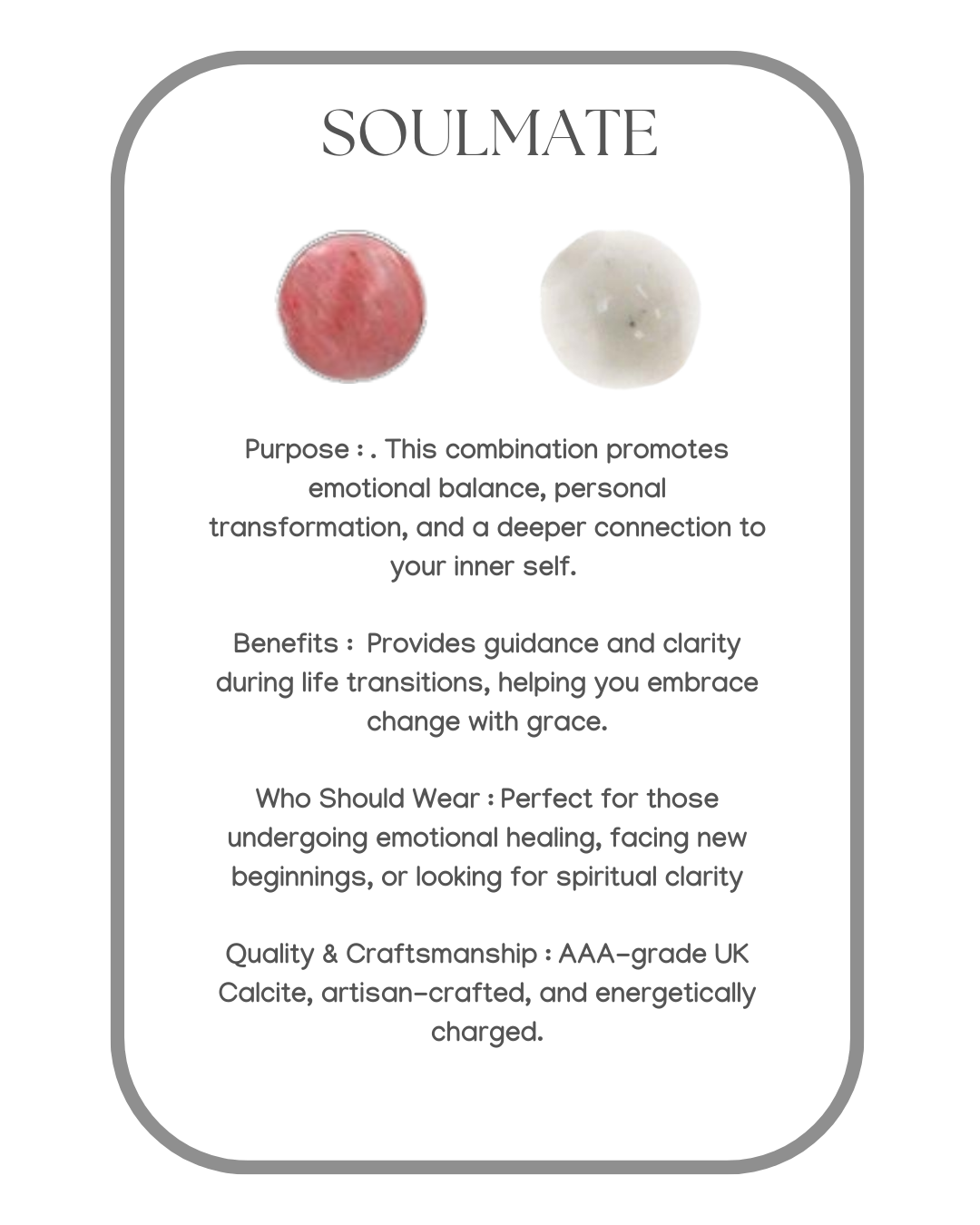 Rhodonite + Moonstone Bracelet