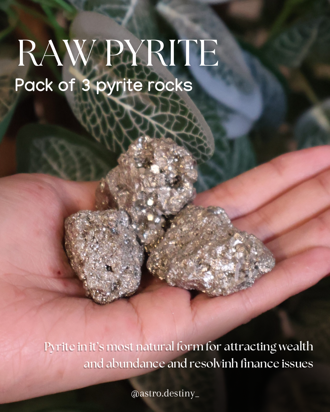 Pyrite Rocks (Pack of 3)