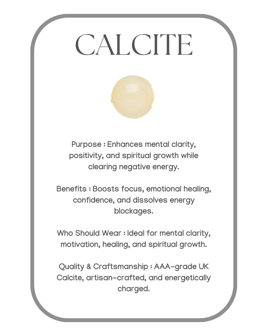 Calcite Bracelet