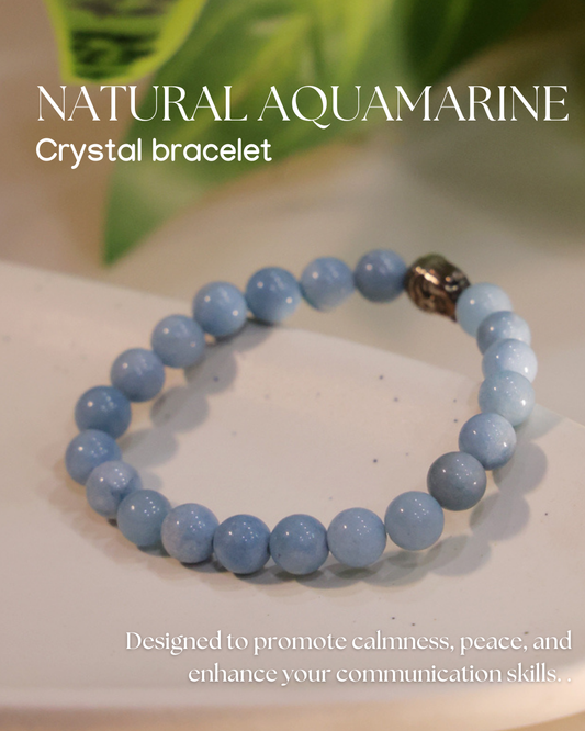 Natural Aquamarine Bracelet