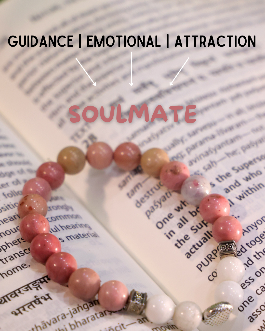 Rhodonite + Moonstone Bracelet